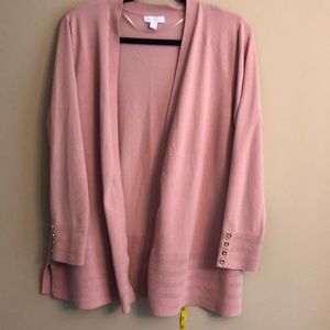 XL light pink cardigan